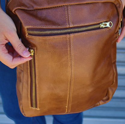 Traveller Leather Sling Bag