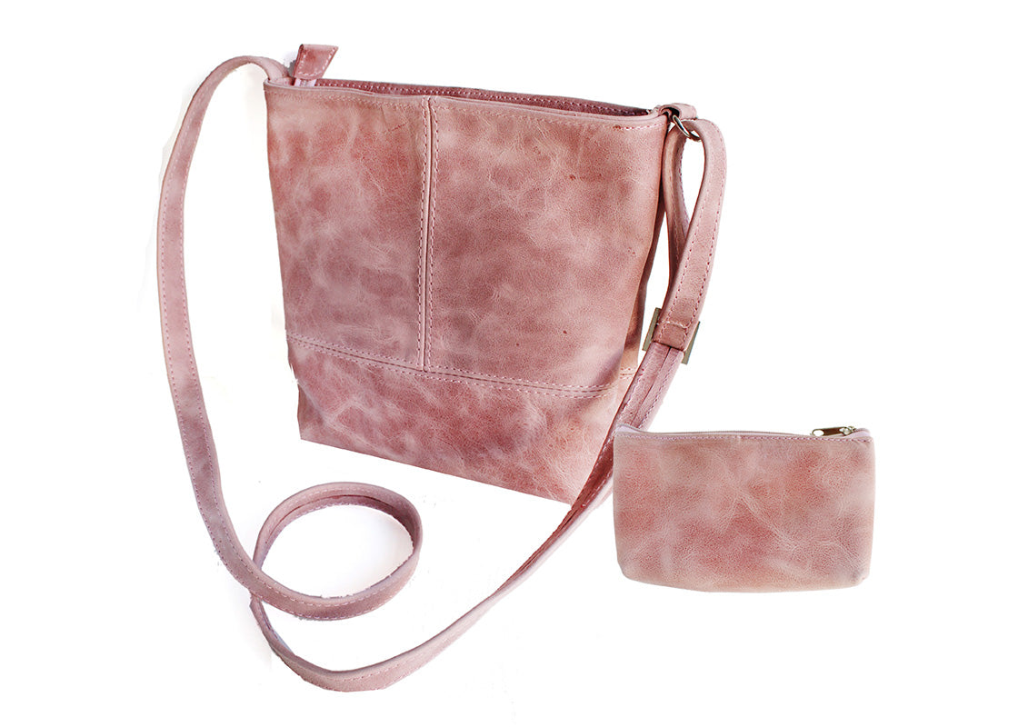 Pink Leather Sling Combo