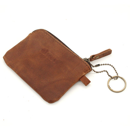 Unisex Leather Key and Card Holder