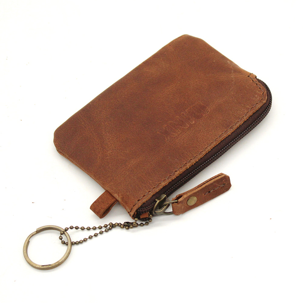 Unisex Leather Key and Card Holder