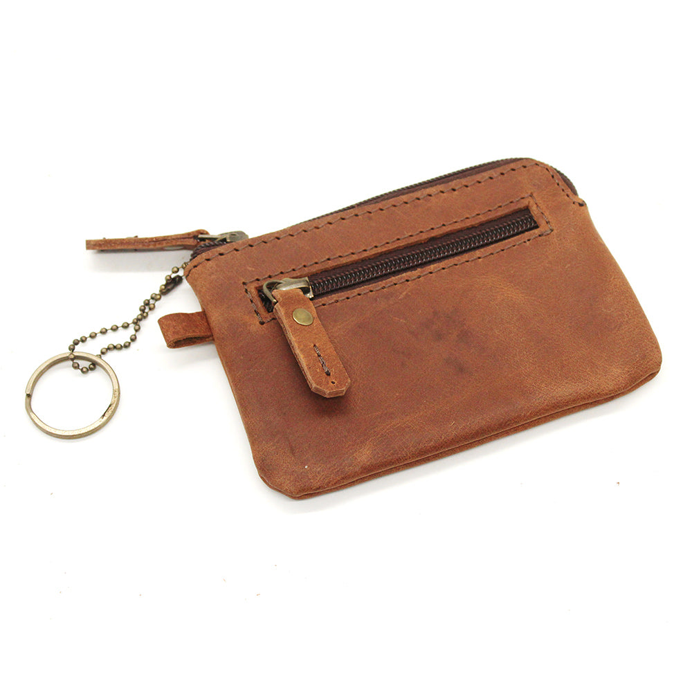 Unisex Leather Key and Card Holder