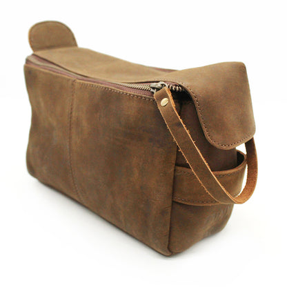 Toiletry Bag Buffalo Leather - Gift Set