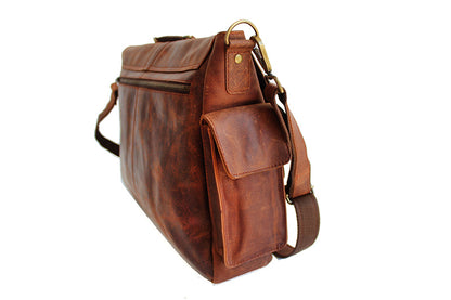 Dominican Leather Laptop Bag