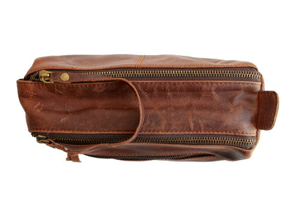 Toiletry Bag Buffalo Leather - Gift Set