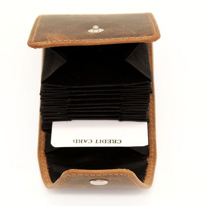 Concertina Leather  Card Holder