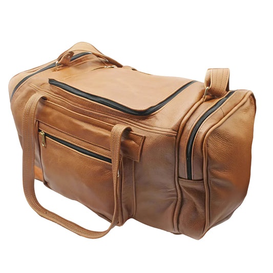 Bobby Square Leather Duffle Bag