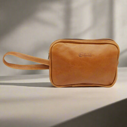 Dino Leather Toiletry Bag Combo